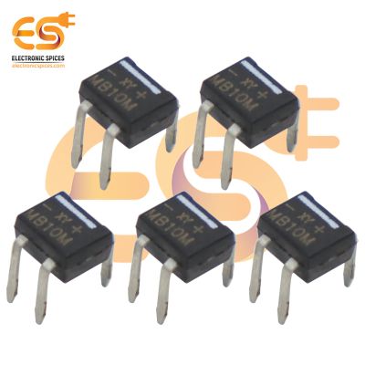 MB10M 1A 1000V Bridge Rectifiers Diode 4-DIP Pack of 5